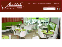 Tablet Screenshot of maidah-cuisine.com